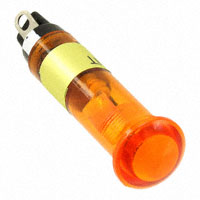 Dialight - 6081332230F - LED PNL IND 8MM YLW 12V SNAP-FIT