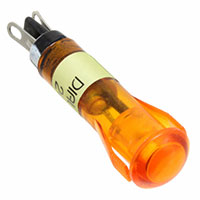 Dialight - 6081332240F - LED PNL IND 8MM YLW 24V SNAP-FIT