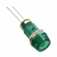 Dialight - 6083231110F - LED PNL IND 8MM GRN LOCKWASH/NUT