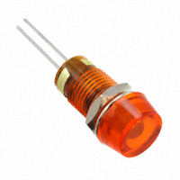 Dialight - 6083331110F - LED PNL IND 8MM YLW LOCKWASH/NUT