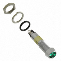 Dialight - 6092212330F - LED 9MM GREEN PMI W GASKET