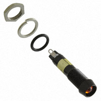 Dialight - 6092322330F - LED 9MM PMI Y 12V BLK HS W GASKT