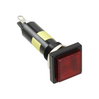 Dialight - 6104132120F - LED PNL IND 10MM SQUARE RED POLY