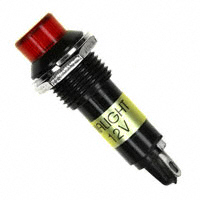 Dialight - 6123132130F - LED PANEL MNT 12MM RED 12VDC