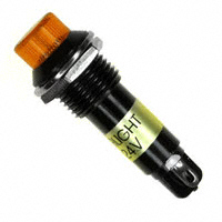 Dialight - 6123332140F - LED PANEL MNT 12MM YELLOW 24VDC