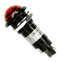 Dialight - 6161132140F - LED PANEL MNT 16MM RED 24VDC