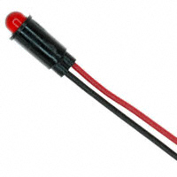 Dialight - 5590103007F - LED SNAP-IN PANEL 5MM 12V RED