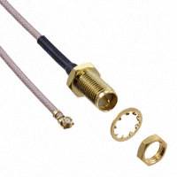 Digi International - JF1R6-CR3-4I - CBL ASSY 4" U.FL-RPSMA FEM RG178