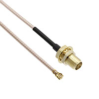 Digi International - JF1R6-CR3-6I - CBL ASSY 6" U.FL-RPSMA FEM RG178