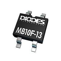 Diodes Incorporated - MB10F-13 - BRIDGE RECT 1PH 1KV 800MA MBF