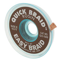 Easy Braid Co. - Q-E-10AS - BRAID ROSIN BROWN .125"X10'