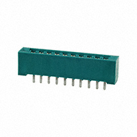 EDAC Inc. - 307-010-525-101 - CONN EDGE SGL FEMALE 10POS 0.156
