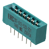 EDAC Inc. - 307-012-533-201 - CONN EDGE DUAL FMALE 12POS 0.156