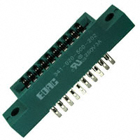 EDAC Inc. - 341-020-500-202 - CONN EDGE DUAL FMALE 20POS 0.100