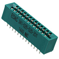 EDAC Inc. - 341-026-520-201 - CONN EDGE DUAL FMALE 26POS 0.100