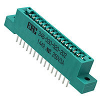 EDAC Inc. - 346-030-520-202 - CONN EDGE DUAL FMALE 30POS 0.125