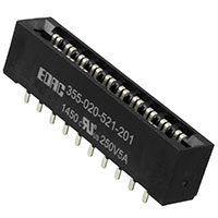 EDAC Inc. - 355-020-521-201 - CONN EDGE DUAL FMALE 20POS 0.156