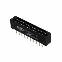 EDAC Inc. - 357-020-520-201 - CONN EDGE DUAL FMALE 20POS 0.156
