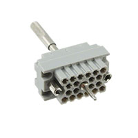 EDAC Inc. - 516-020-000-401 - CONN RACK & PANEL RCPT 20POS