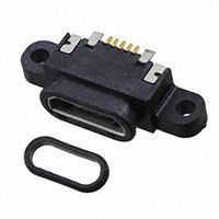 EDAC Inc. - 690-W05-290-483 - WATERPROOF MICRO USB SMT 5P F
