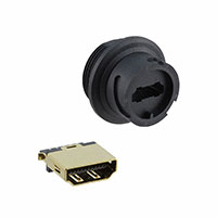 EDAC Inc. - 690-W19-260-012 - WATERPROOF HDMI BLACK A F 180