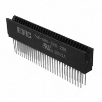 EDAC Inc. - 745-060-540-206 - CONN EDGE DUAL FMALE 60POS 0.100