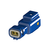EDAC Inc. - 560-002-000-310 - W TO W 2 PIN PLUG (BLUE)
