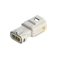 EDAC Inc. - 560-003-000-110 - W TO W 3 PIN PLUG (WHITE)
