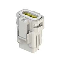 EDAC Inc. - 560-003-000-210 - 3 PIN RECEPTACLE (WHITE)