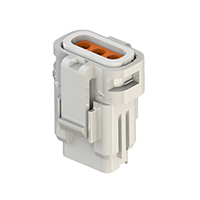 EDAC Inc. - 560-003-000-211 - 3 PIN RECEPTACLE (WHITE)