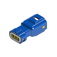 EDAC Inc. - 560-003-000-310 - W TO W 3 PIN PLUG (BLUE)