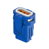 EDAC Inc. - 560-003-000-411 - 3 PIN RECEPTACLE (BLUE)