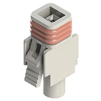 EDAC Inc. - 572-001-000-200 - 1 PIN RECEPTACLE (WHITE)