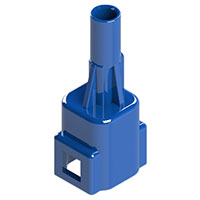EDAC Inc. - 572-001-000-300 - W TO W 1 PIN PLUG (BLUE)