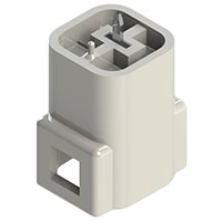 EDAC Inc. - 572-001-420-101 - BOARD MTG 1 PIN PLUG (WHITE)