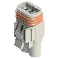 EDAC Inc. - 572-002-000-200 - 2 PIN RECEPTACLE (WHITE)