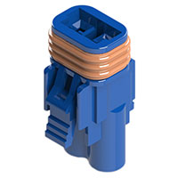 EDAC Inc. - 572-002-000-400 - 2 PIN RECEPTACLE (BLUE)