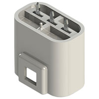 EDAC Inc. - 572-003-420-101 - BOARD MTG 3 PIN PLUG (WHITE)