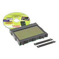 Electronic Assembly GmbH - EA EDIP128W-6LW - LCD MOD GRAPH 128X64 BK/WT