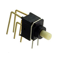 E-Switch - 800UDP8P1A1M7RE - SWITCH PUSH DPDT 0.4VA 20V