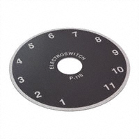 Electroswitch - P118 - DIAL PLATE 1-11 DIGIT 1.87"DIA