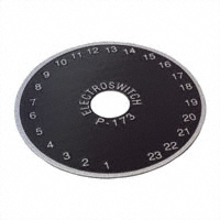 Electroswitch - P173 - DIAL PLATE 1-23 DIGIT 1.87"DIA