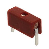 Cinch Connectivity Solutions Johnson - 105-0752-001 - CONN JACK STD INSUL HORIZ RED