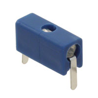 Cinch Connectivity Solutions Johnson - 105-0760-001 - CONN JACK STD INSUL HORIZ BLUE