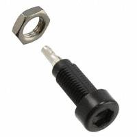 Cinch Connectivity Solutions Johnson - 105-0803-001 - CONN JACK STANDARD INSULATED BLA