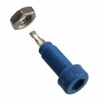 Cinch Connectivity Solutions Johnson - 105-0810-001 - CONN JACK STANDARD INSULATED BLU