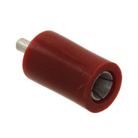 Cinch Connectivity Solutions Johnson - 105-0852-001 - CONN JACK TEST VERTICAL RED