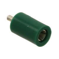 Cinch Connectivity Solutions Johnson - 105-0854-001 - CONN JACK TEST VERTICAL GREEN