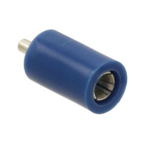 Cinch Connectivity Solutions Johnson - 105-0860-001 - CONN JACK TEST VERTICAL BLUE