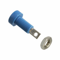 Cinch Connectivity Solutions Johnson - 108-0910-001 - CONN JACK BANANA INSUL NYLON BLU